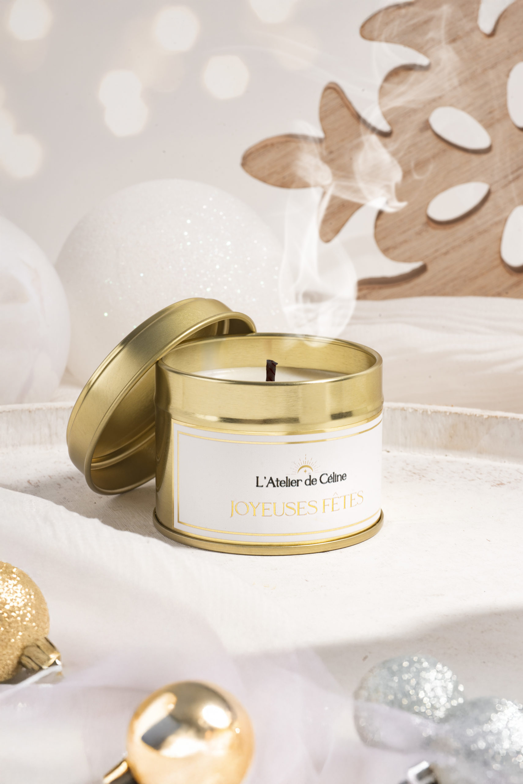 BOUGIE JOYEUSES FÊTES