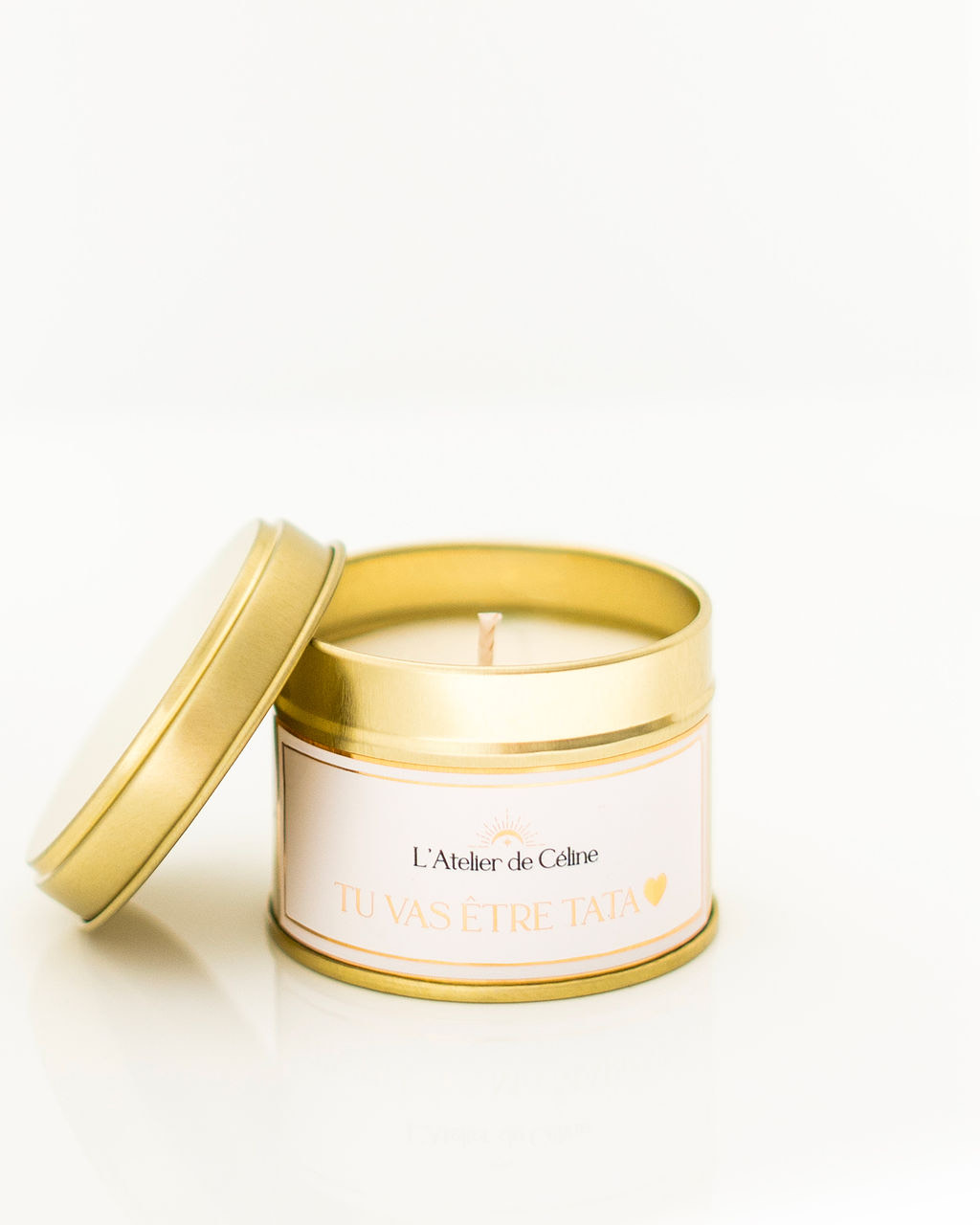 BOUGIE MÉTAL A MESSAGE